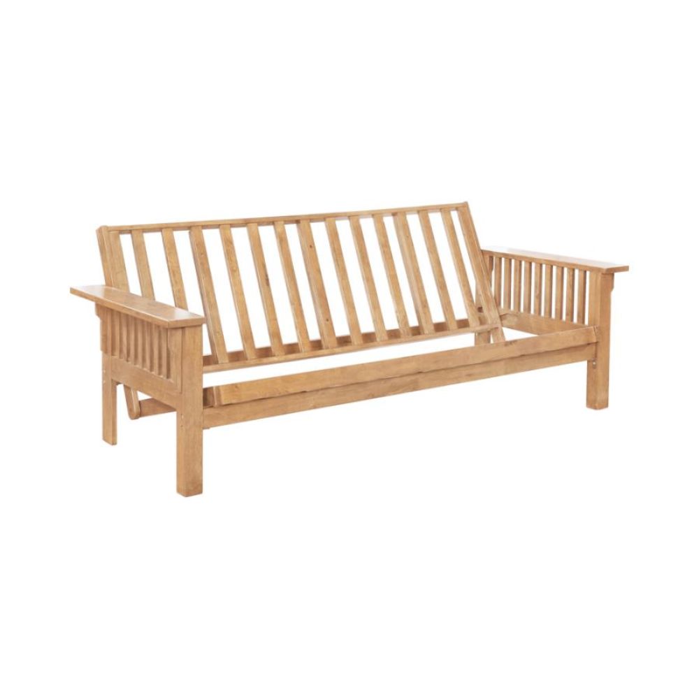 Slat Futon Frame Weathered Oak