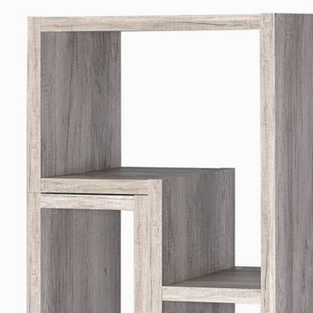Velma Convertable Bookcase and TV Console Grey Driftwood