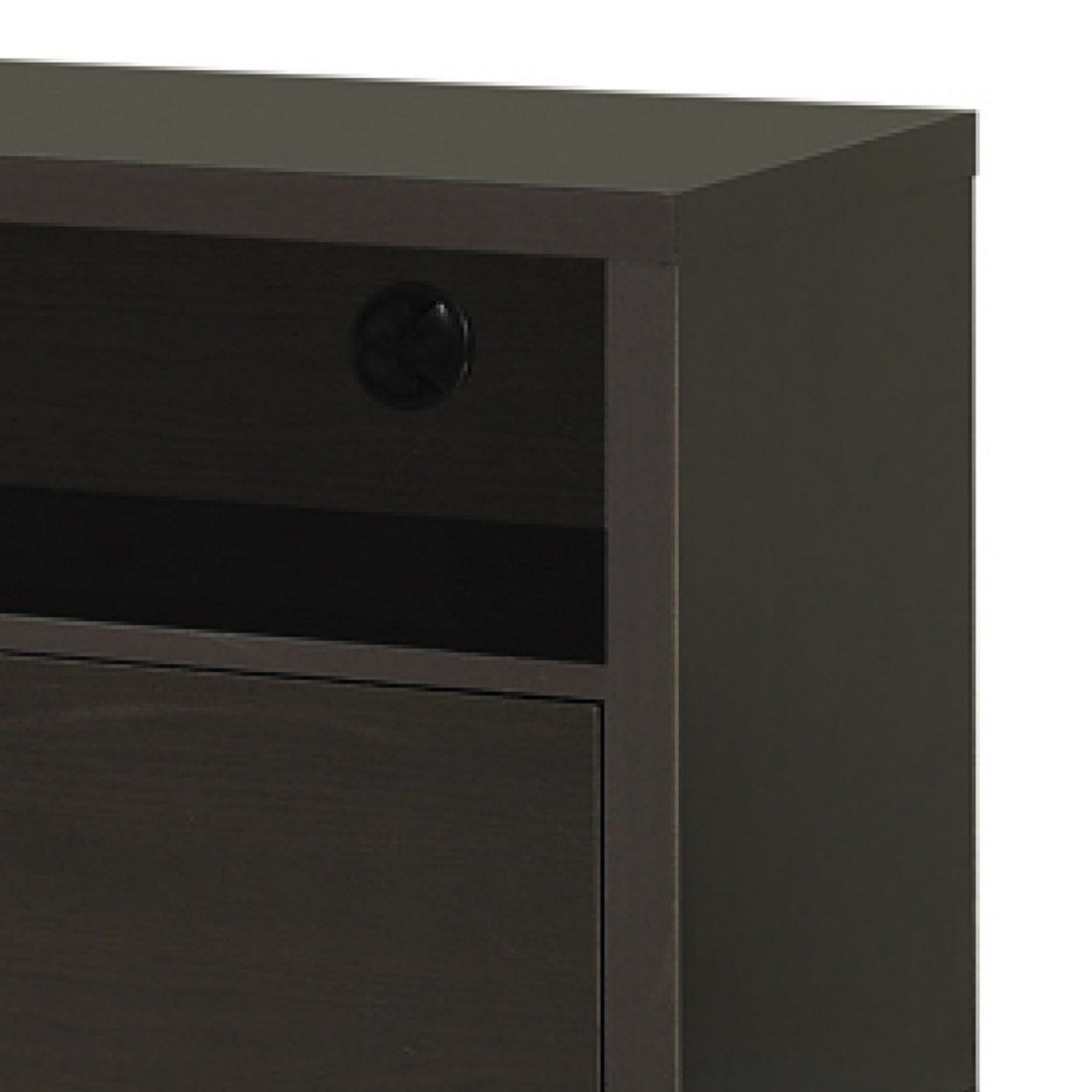2-drawer Rectangular TV Console Cappuccino
