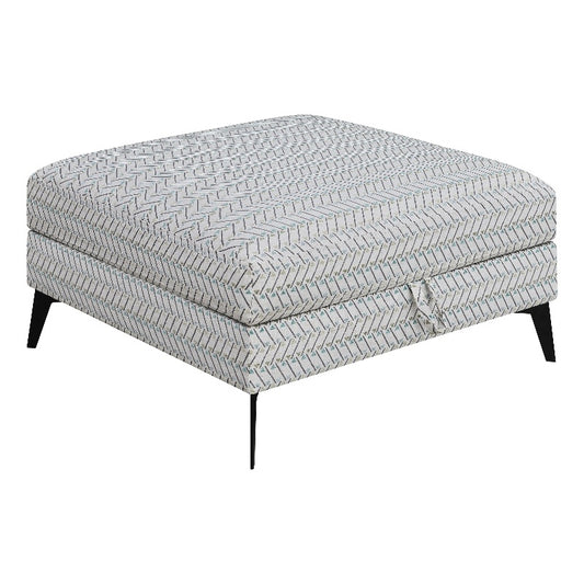 Clint Upholstered Ottoman with Tapered Legs Multi-color