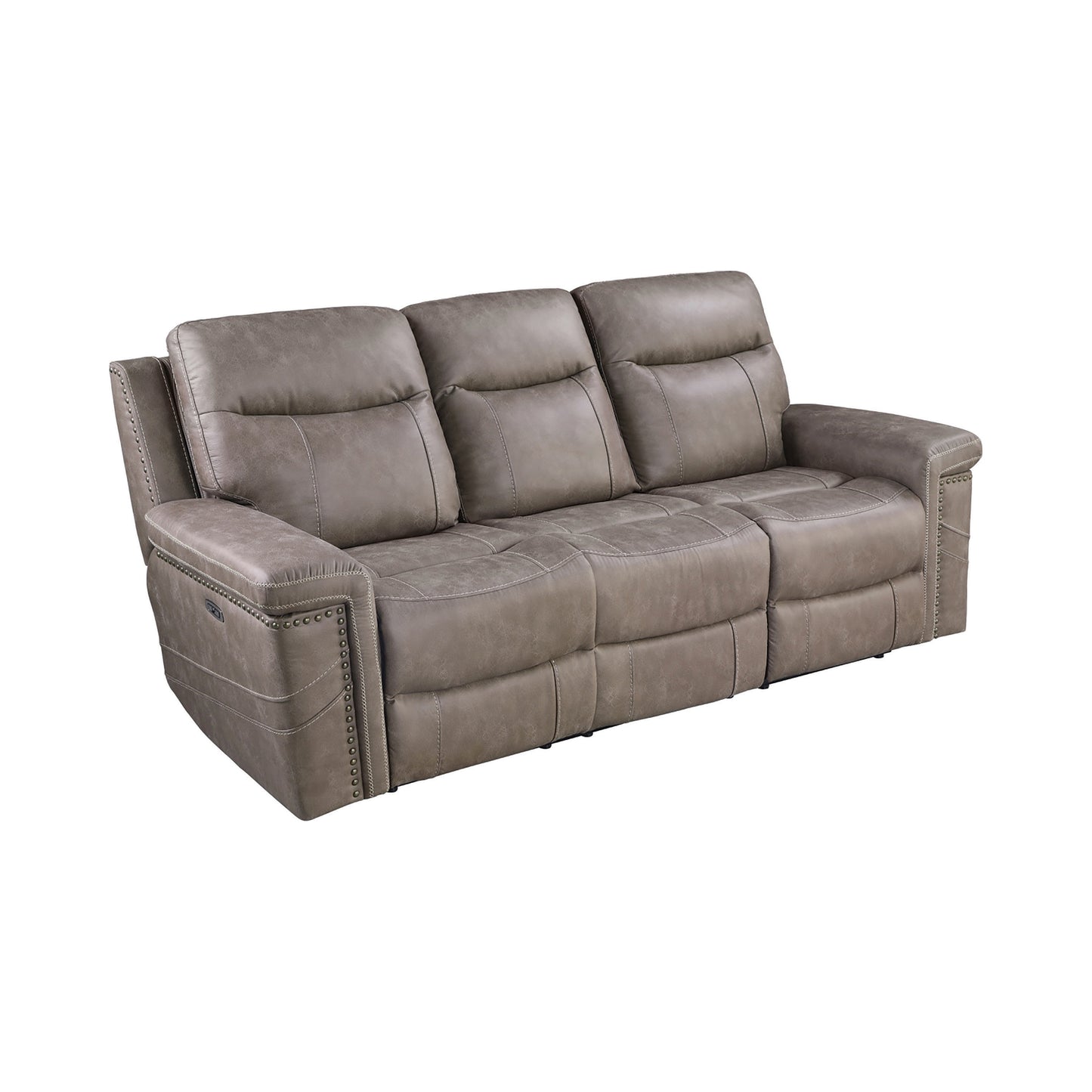 Wixom Cushion Back Power^2 Sofa Taupe