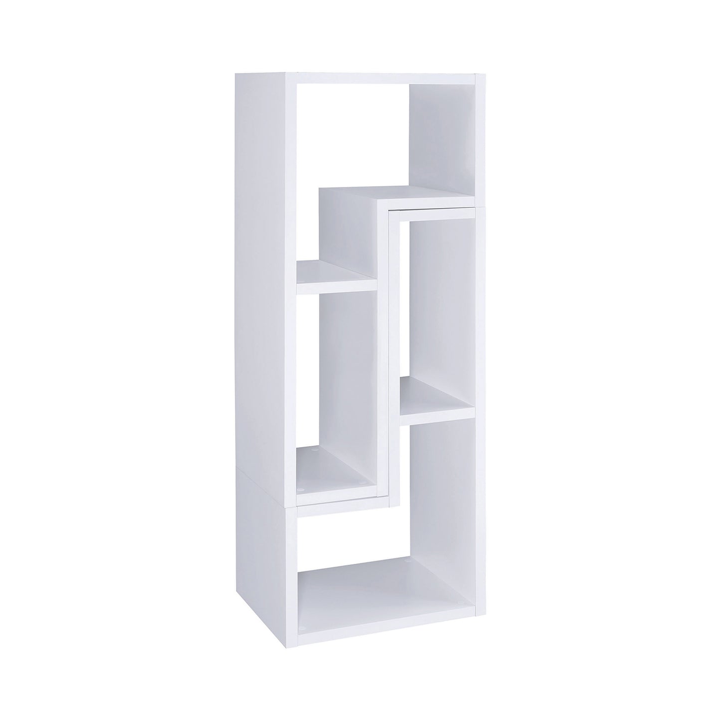 Velma Convertible TV Console and Bookcase White