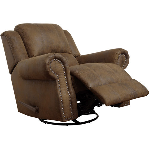 Sir Rawlinson Swivel Rocker Recliner Buckskin Brown
