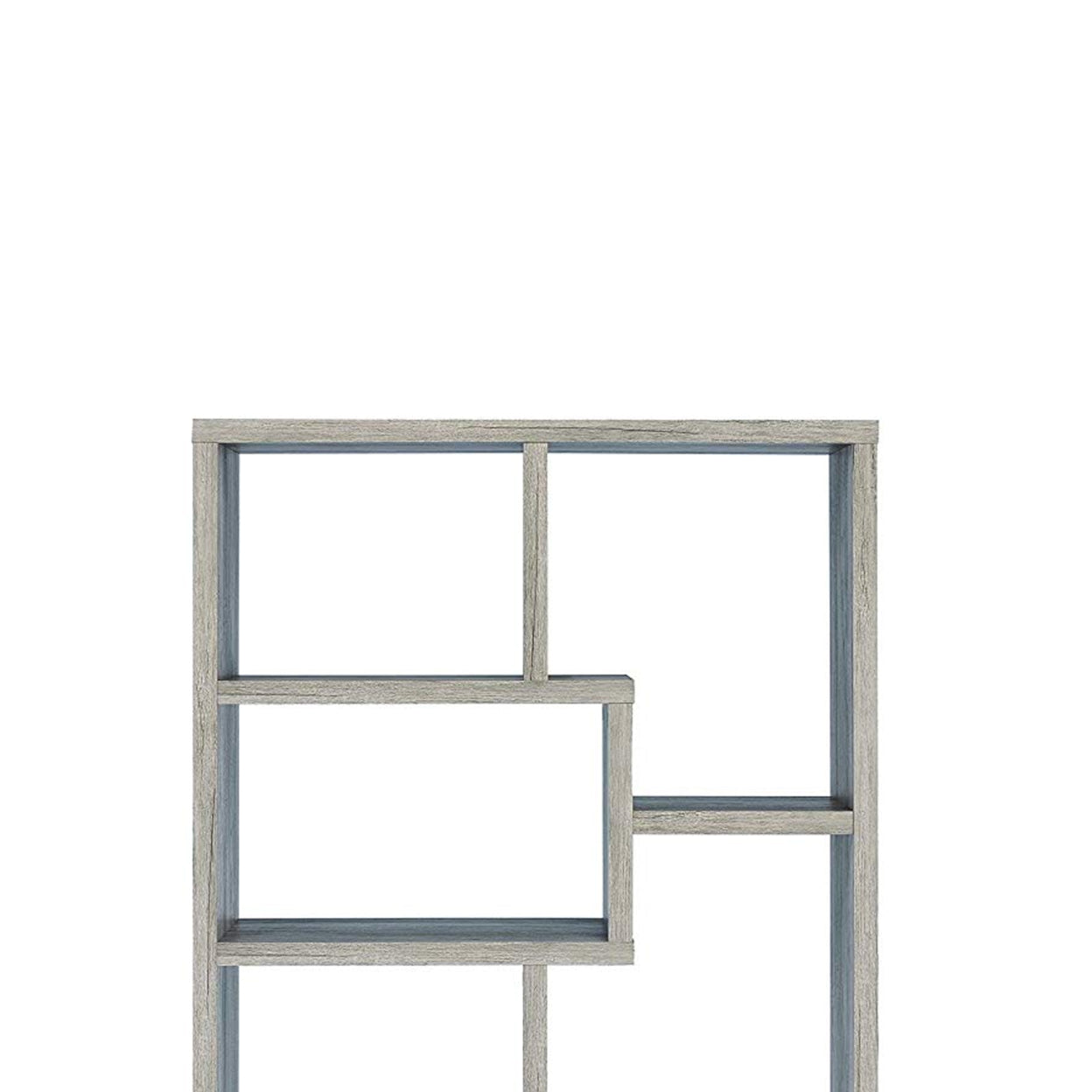 Theo 10-shelf Bookcase Grey Driftwood