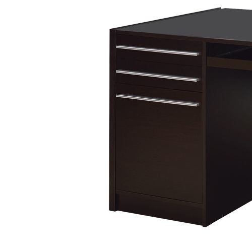 Halston 3-drawer Connect-it Office Desk Cappuccino