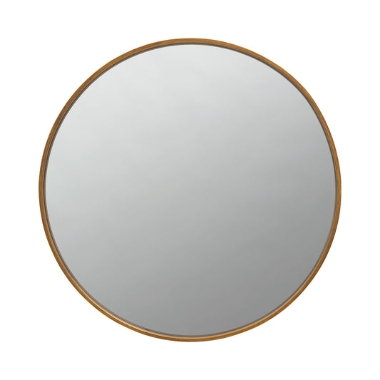 Round Mirror Brass