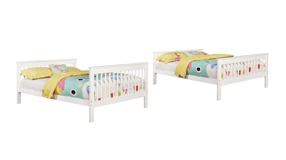 Chapman Full over Full Bunk Bed White