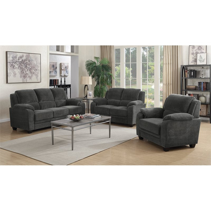 Northend Upholstered Sofa Charcoal