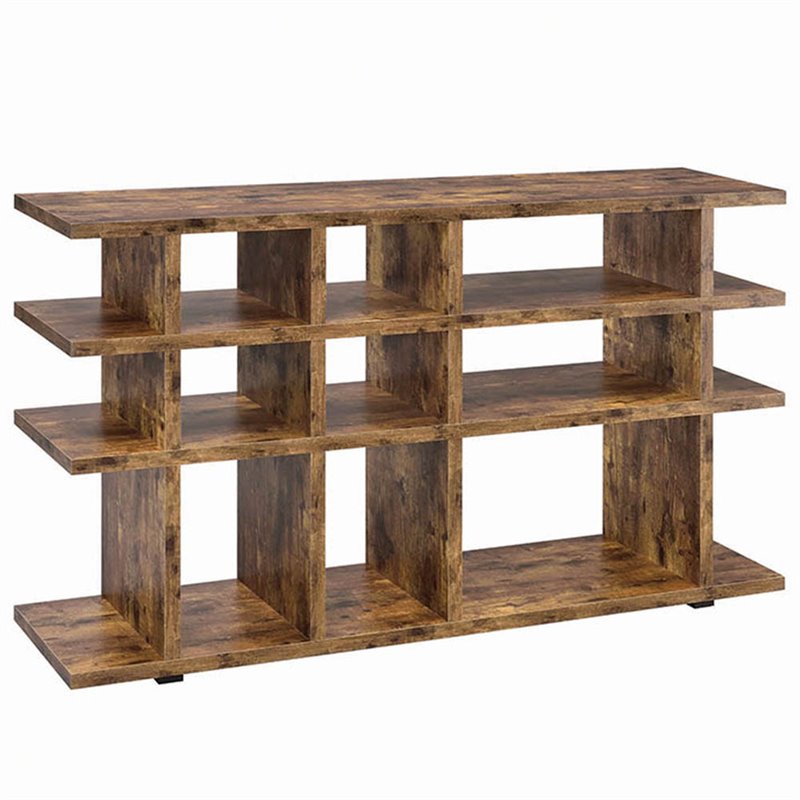Santos 3-tier Bookcase Antique Nutmeg