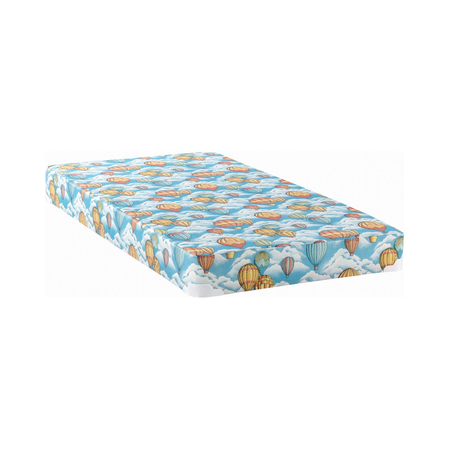 Vincent 5" Full Balloon Foam Mattress with Wood Bunkie Blue