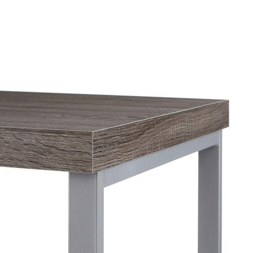 3-drawer Brennan Office Desk Weathered Grey