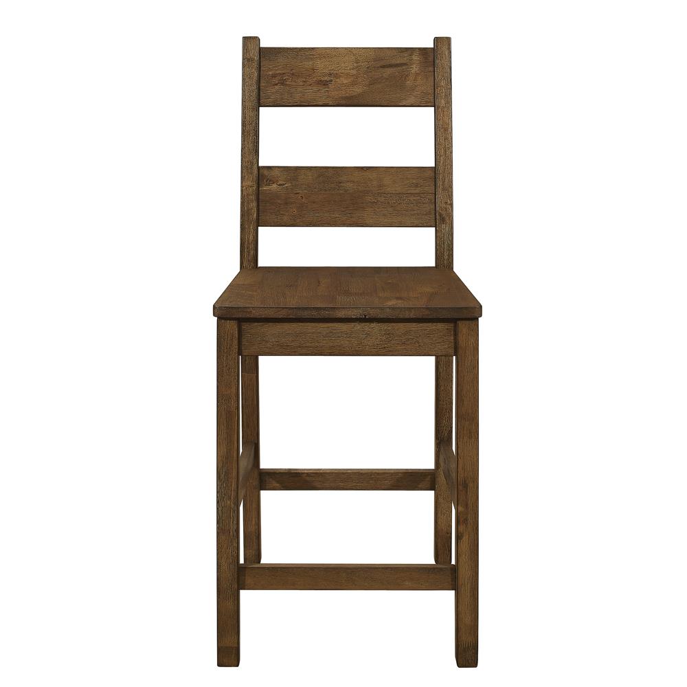 Coleman Counter Height Stools Rustic Golden Brown (Set of 2)