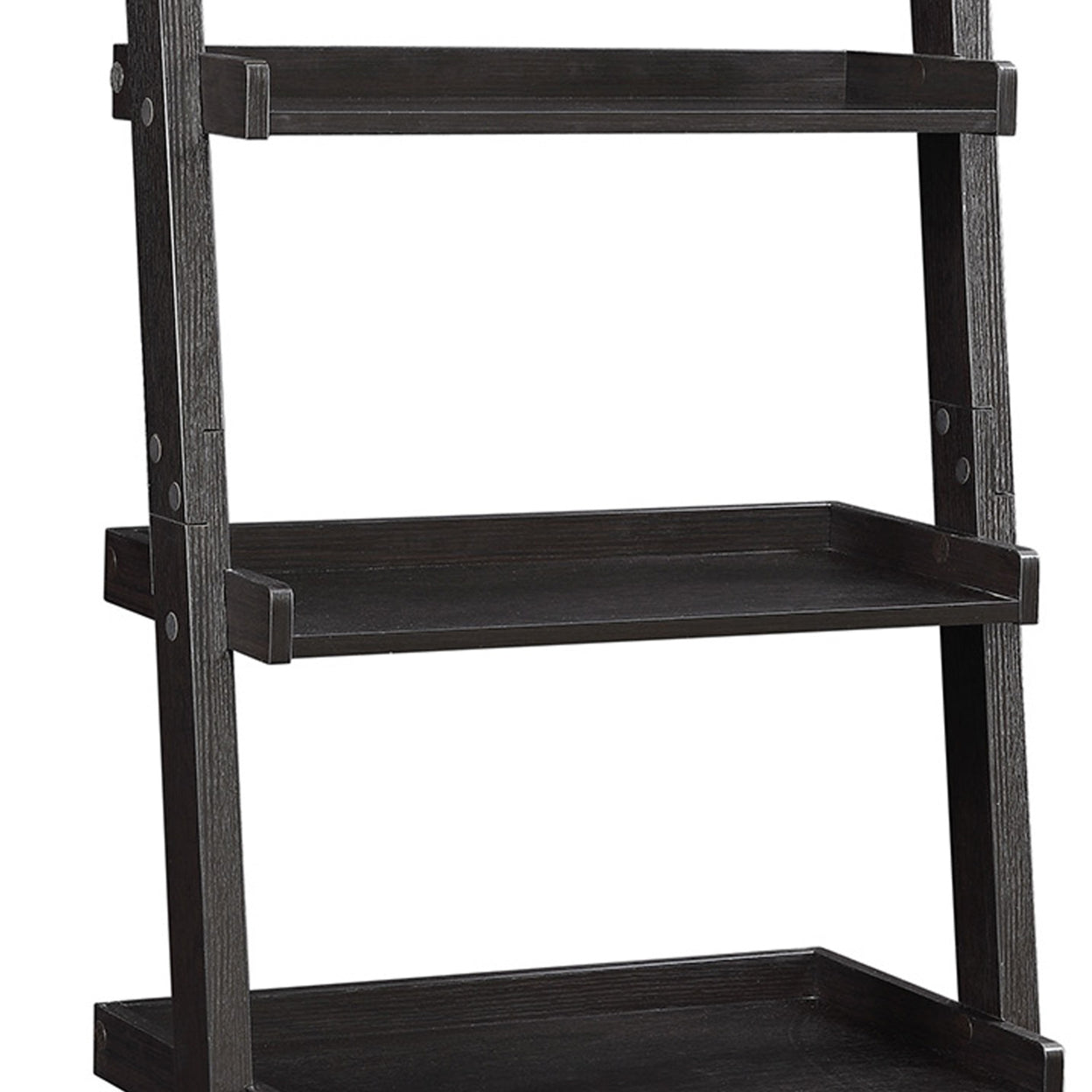 Bower 5-shelf Ladder Bookcase Cappuccino