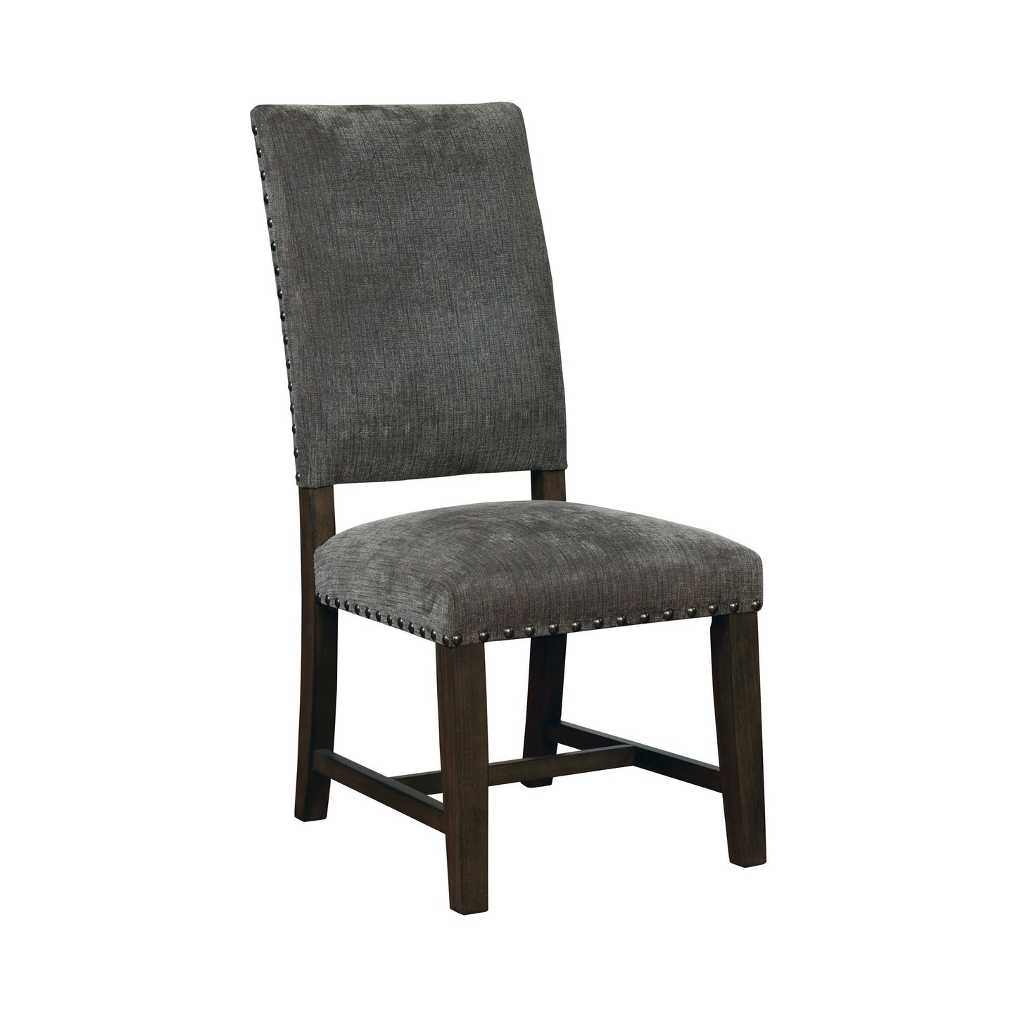 Twain Upholstered Side Chairs Warm Grey (Set of 2)