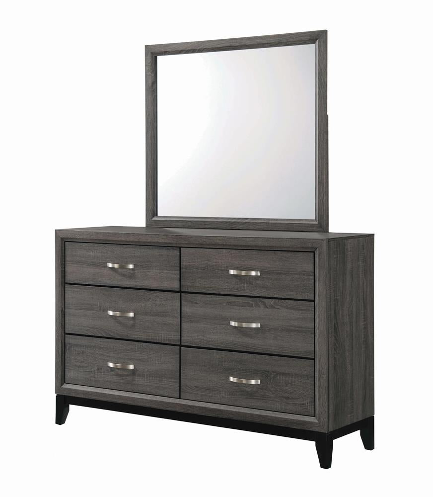 Watson Mirror Grey Oak