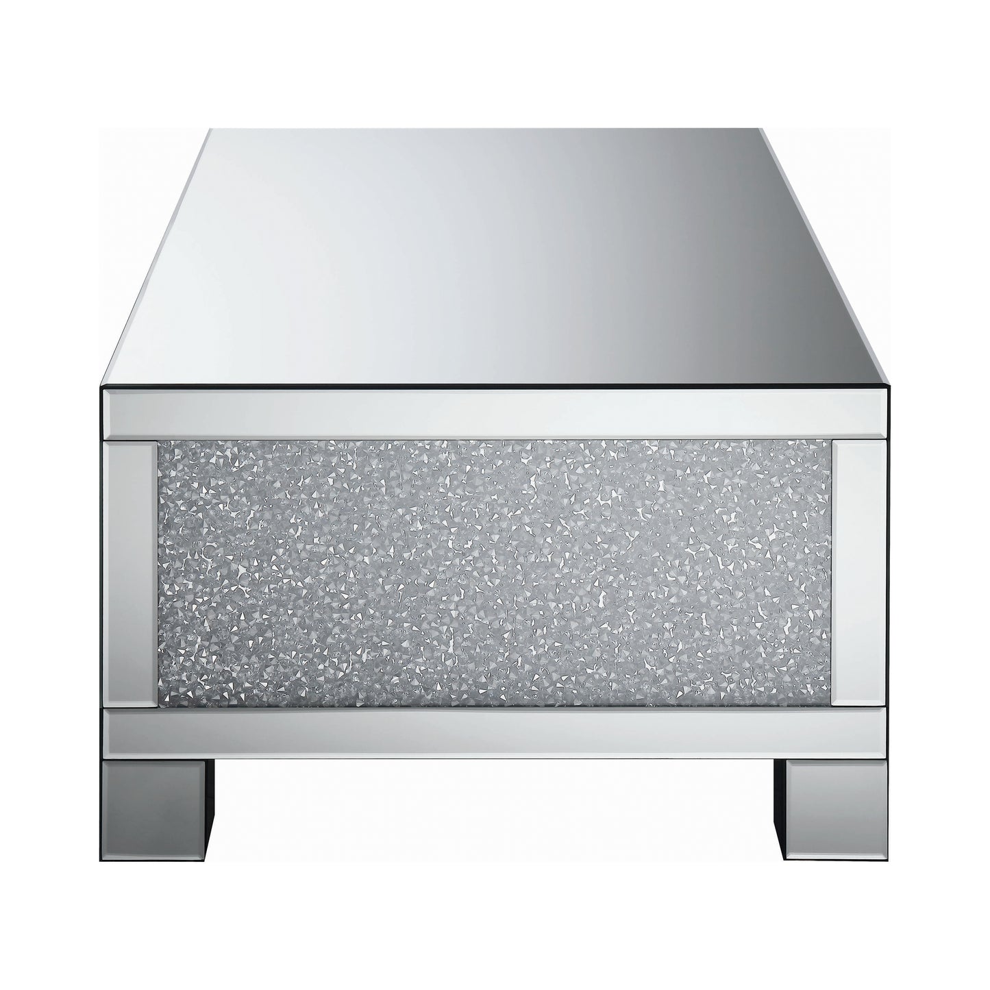 Rectangular Coffee Table Clear Mirror