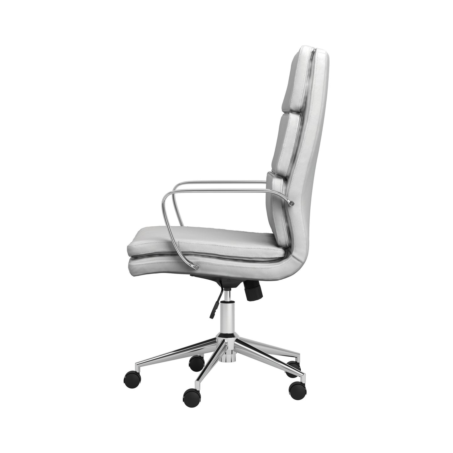 High Back Upholstered Office Chair White