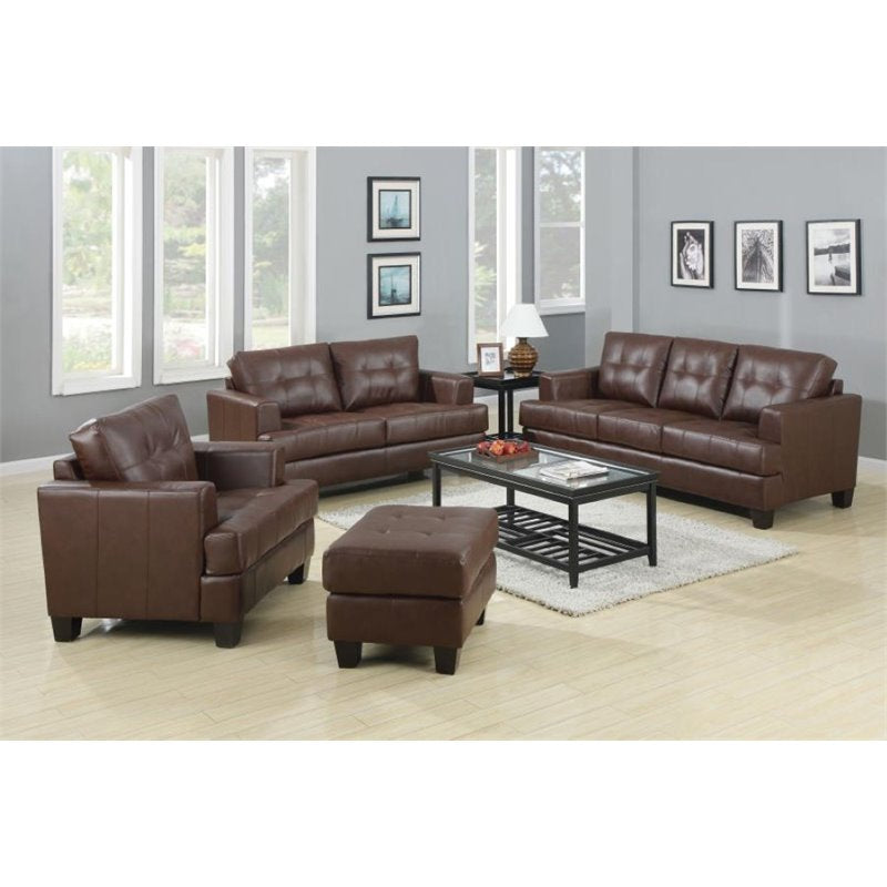 Samuel Upholstered Tufted Living Room Set