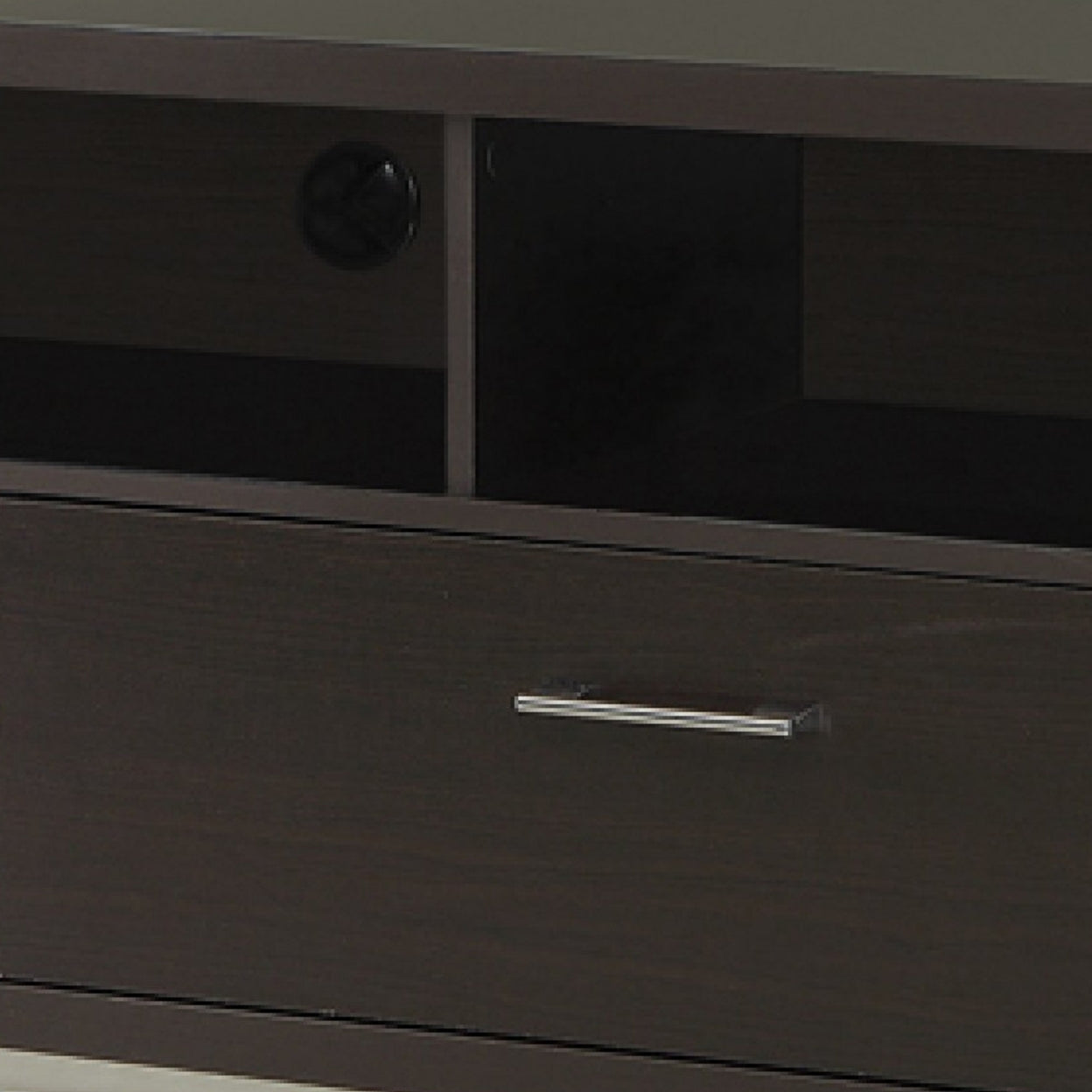2-drawer Rectangular TV Console Cappuccino