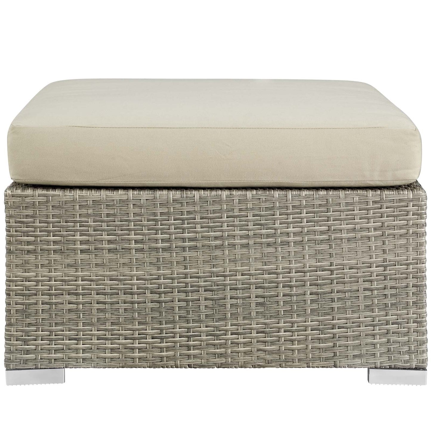 Repose Sunbrella® Fabric Outdoor Patio Ottoman