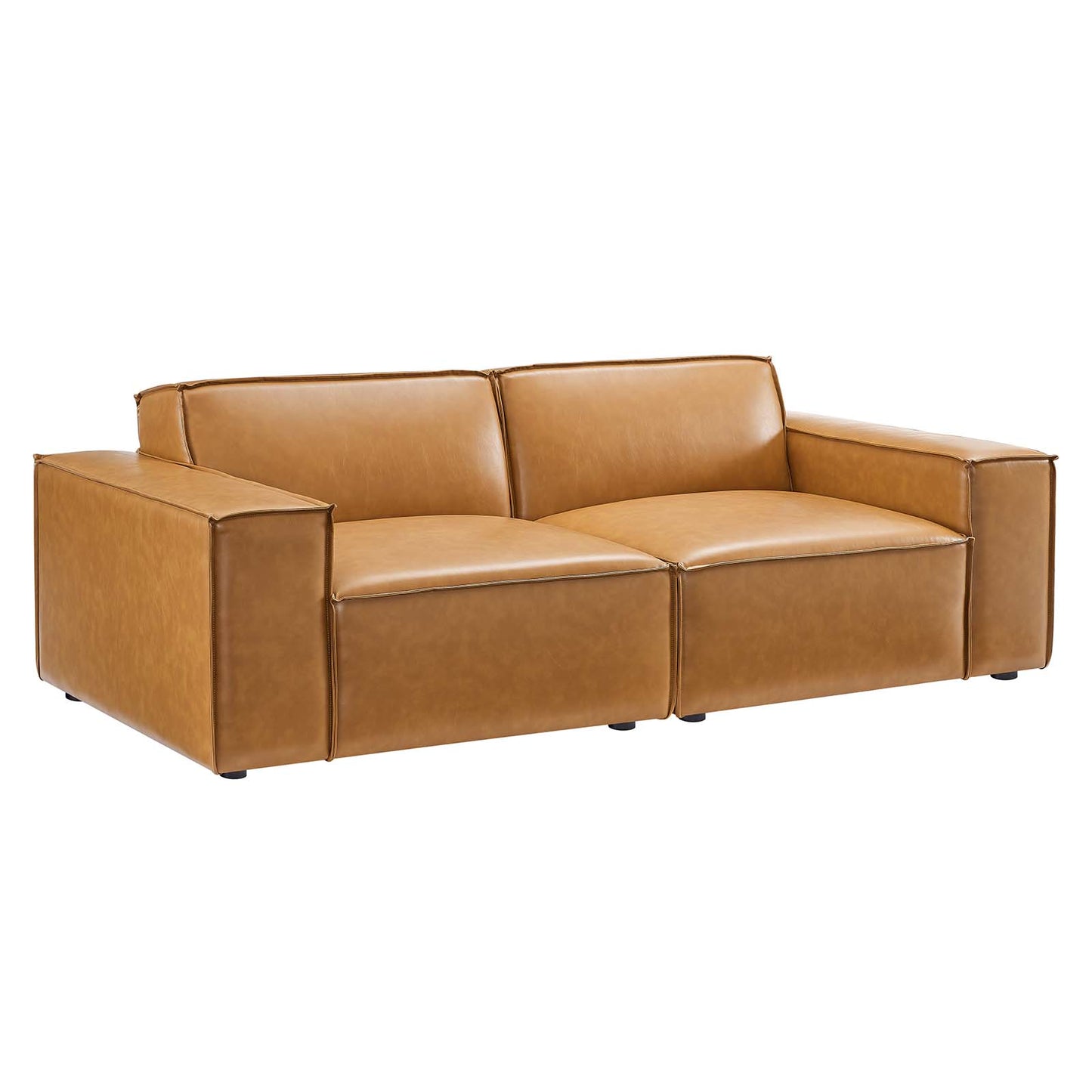 Restore Vegan Leather Loveseat