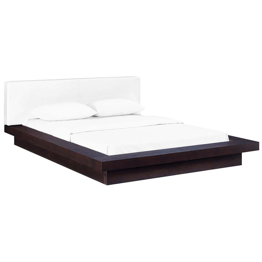 Freja Queen Vinyl Platform Bed