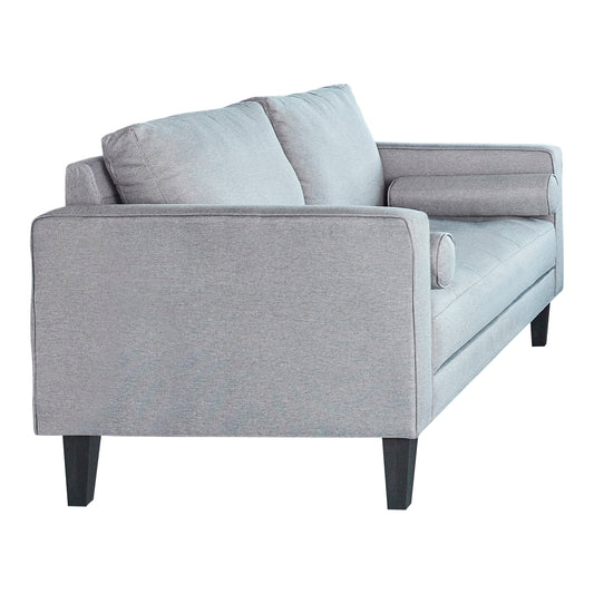 Lennox Track Arm Upholstered Loveseat Charcoal