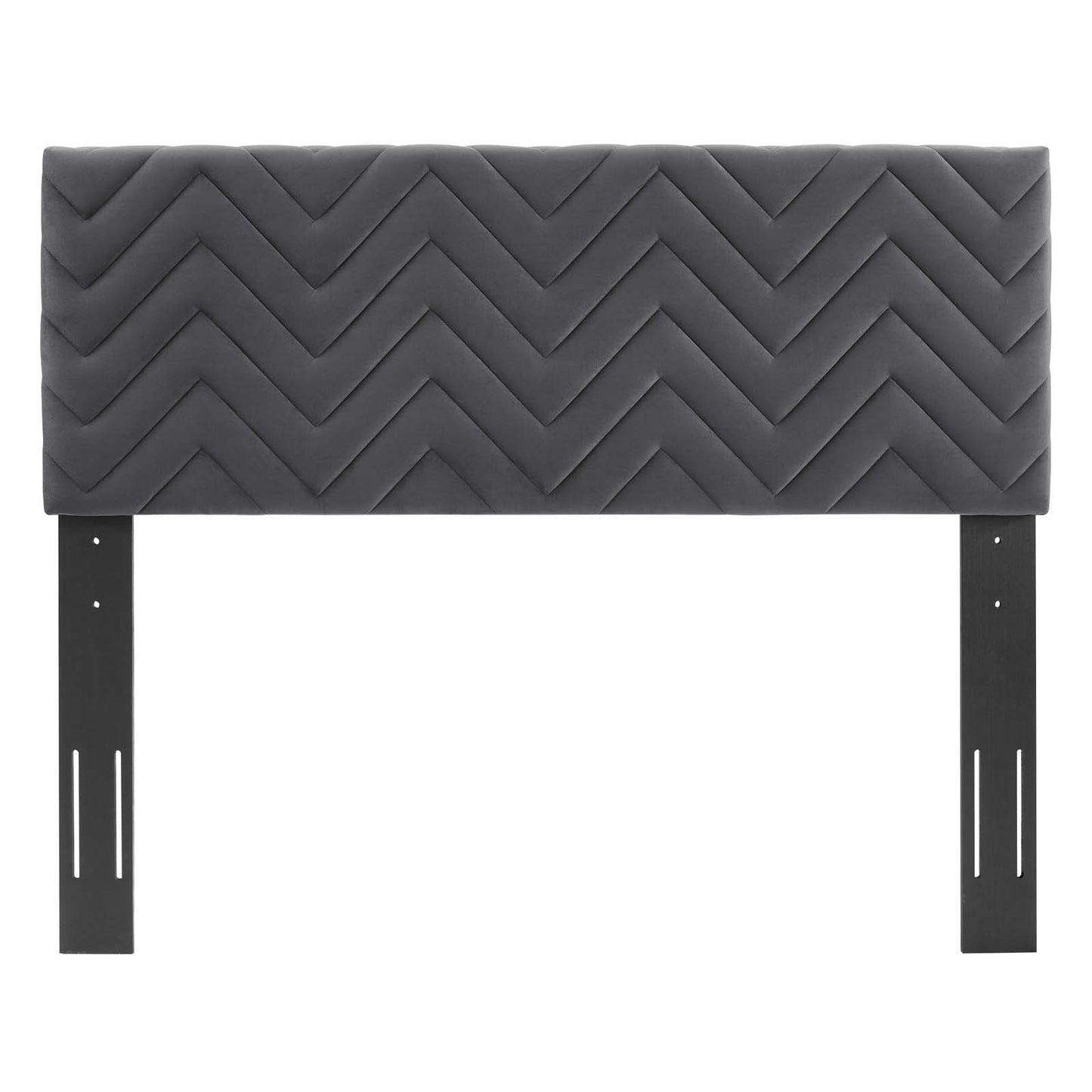 Mercy Chevron Tufted Performance Velvet King/California King Headboard