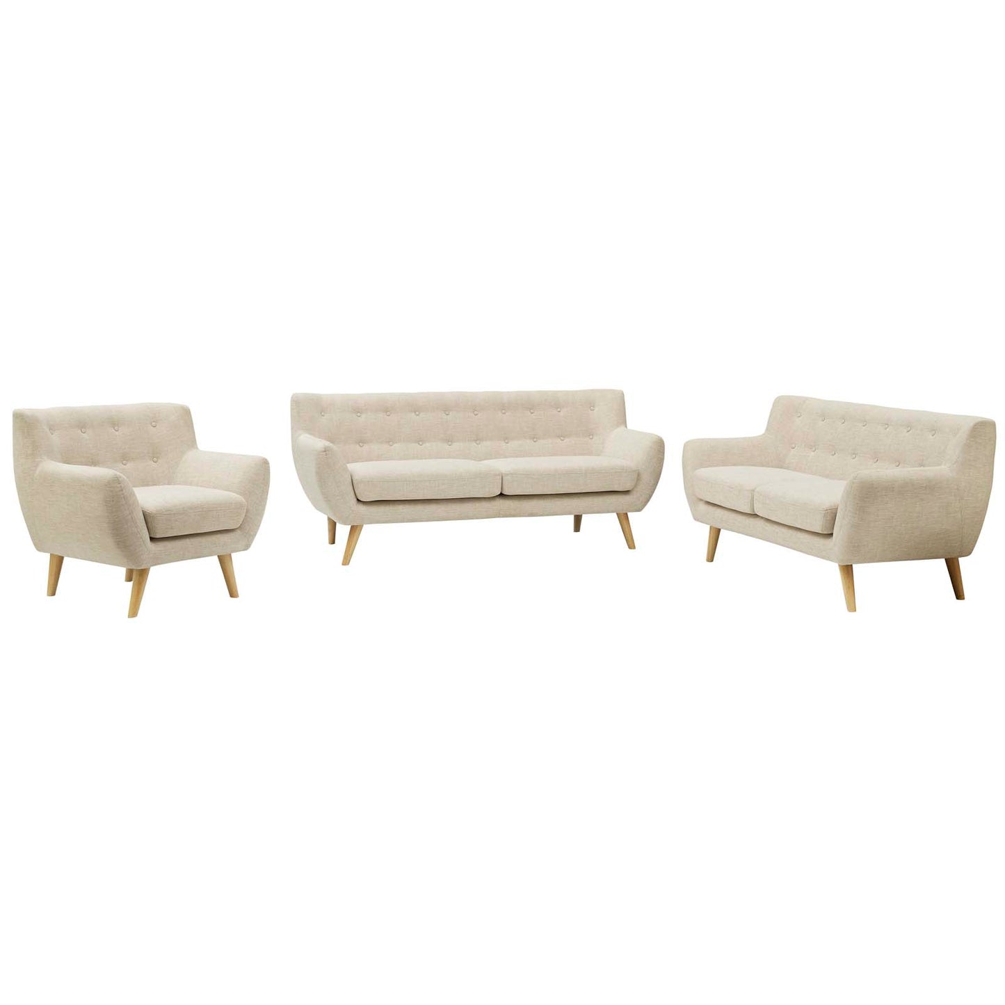 Remark 3 Piece Living Room Set