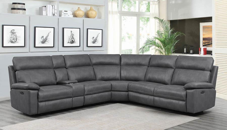 Albany 6-piece Power^2 Sectional Grey