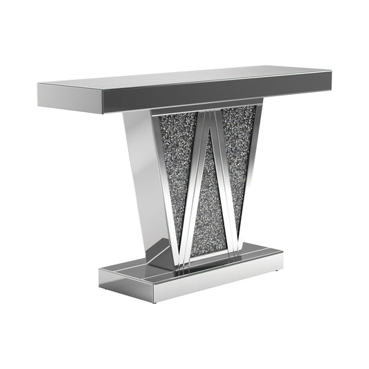 Rectangular Console Table Silver