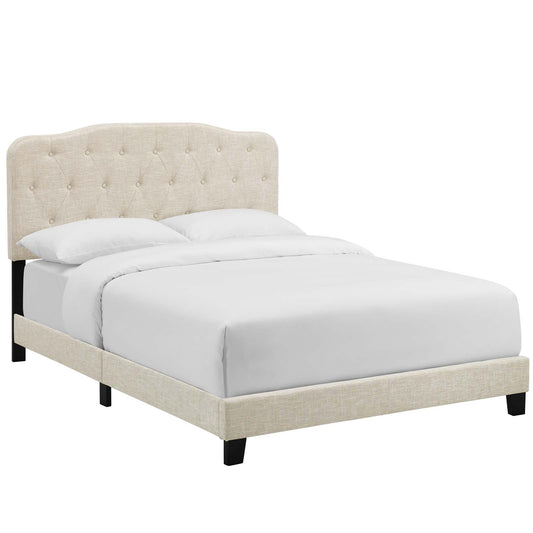 Amelia King Upholstered Fabric Bed