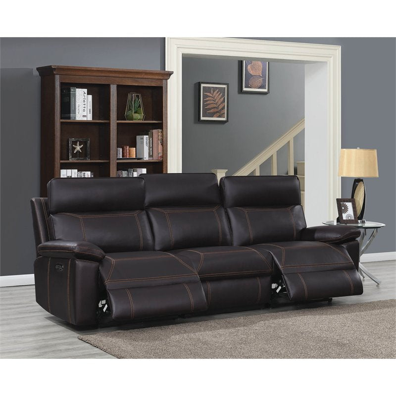 Albany Upholstered Power Reclining Seat and Power Headrest Sofa