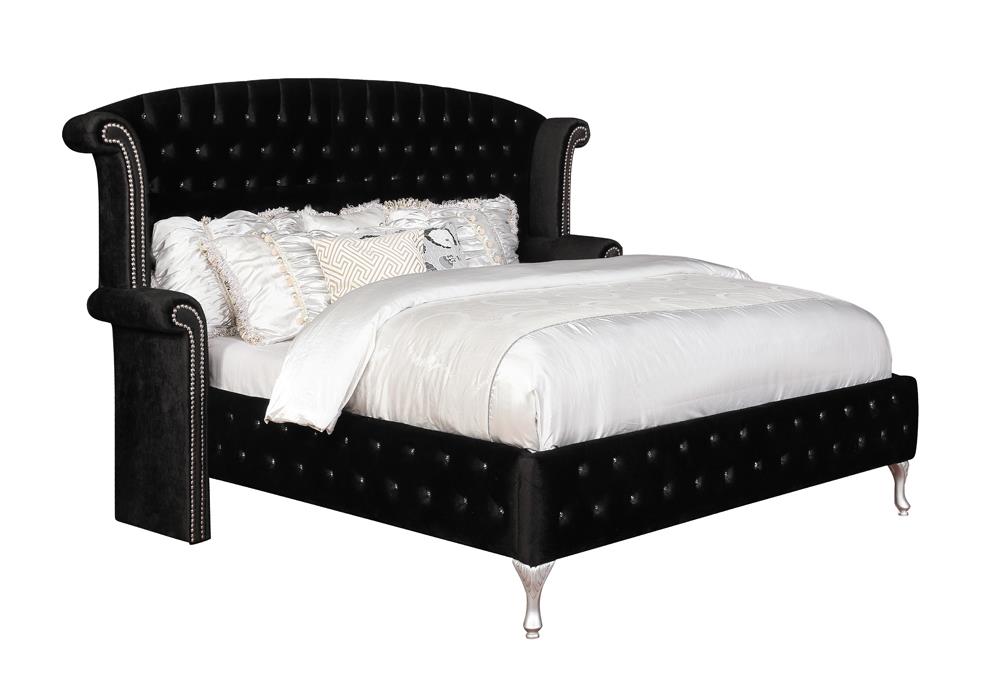 Deanna 4-piece Eastern King Bedroom Set Black