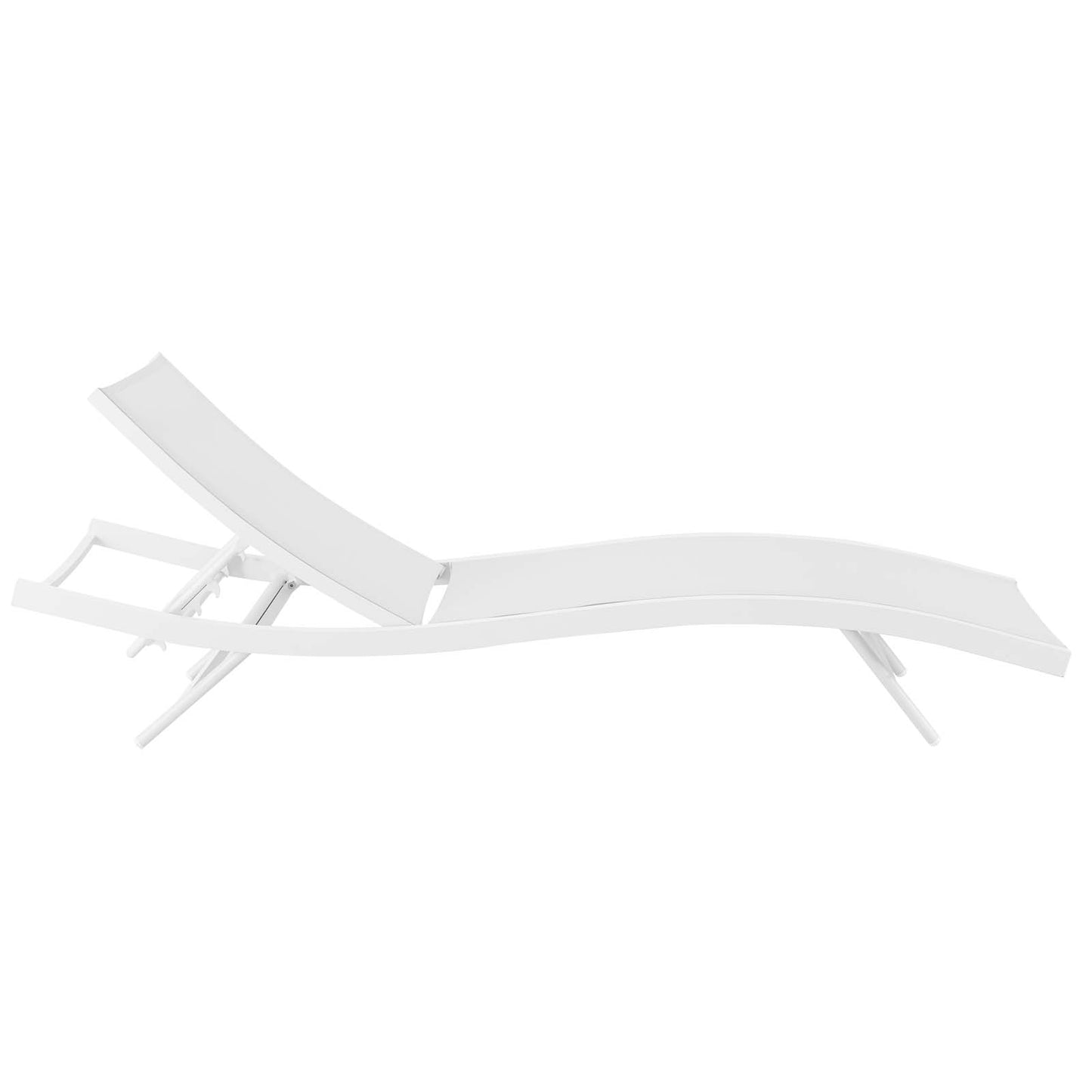 Glimpse Outdoor Patio Mesh Chaise Lounge Chair