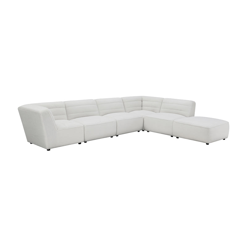 Sunny 6-piece Upholstered Sectional Natural