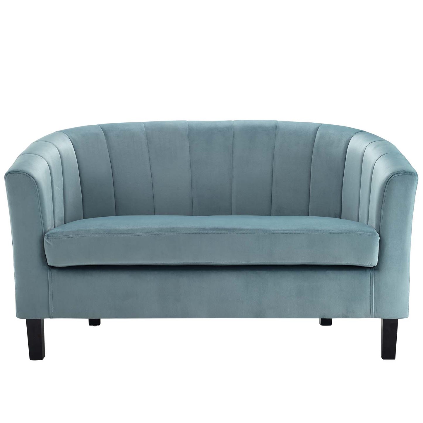 Prospect Channel Tufted Performance Velvet Loveseat