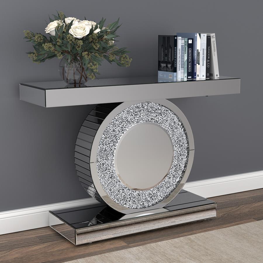 Rectangular Console Table Silver