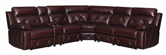 Chester 6-piece Power^2 Sectional Chocolate