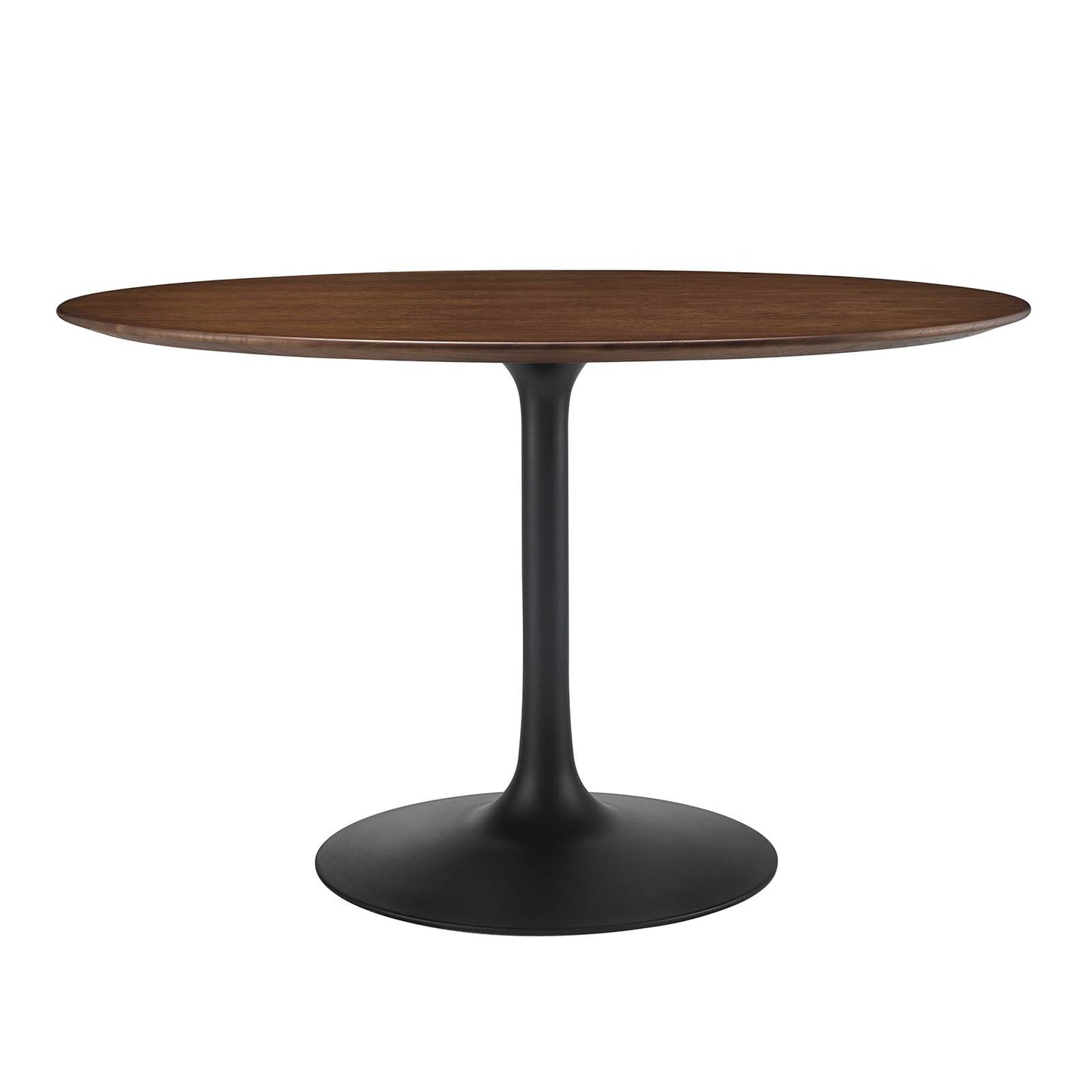 Lippa 47" Round Walnut Dining Table