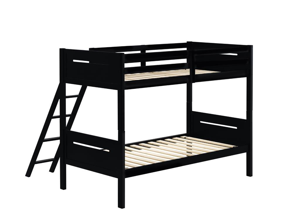 Littleton Twin/Twin Bunk Bed Black