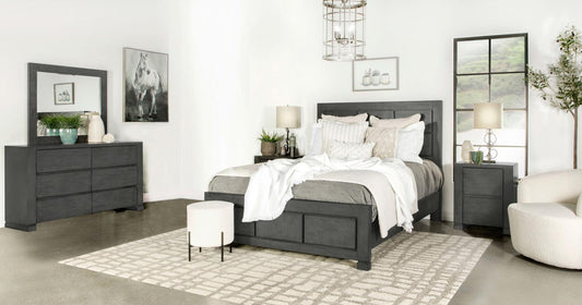 Lorenzo Bedroom Set Dark Grey