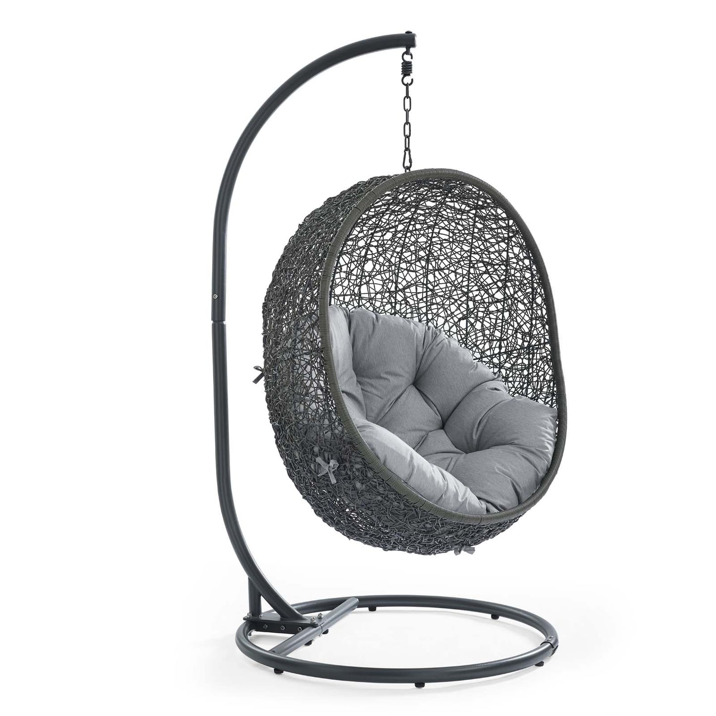 Hide Outdoor Patio Sunbrella® Swing Chair With Stand