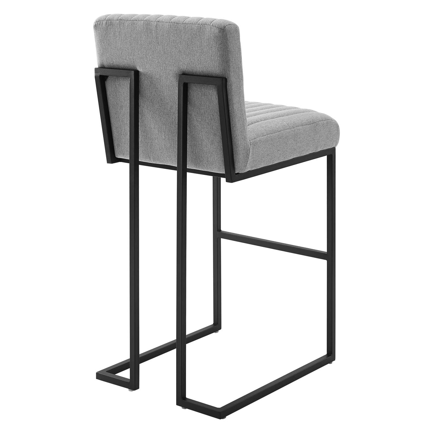 Indulge Channel Tufted Fabric Bar Stool