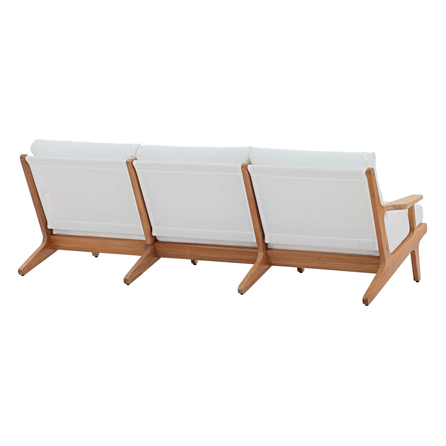 Saratoga Outdoor Patio Premium Grade A Teak Wood Sofa