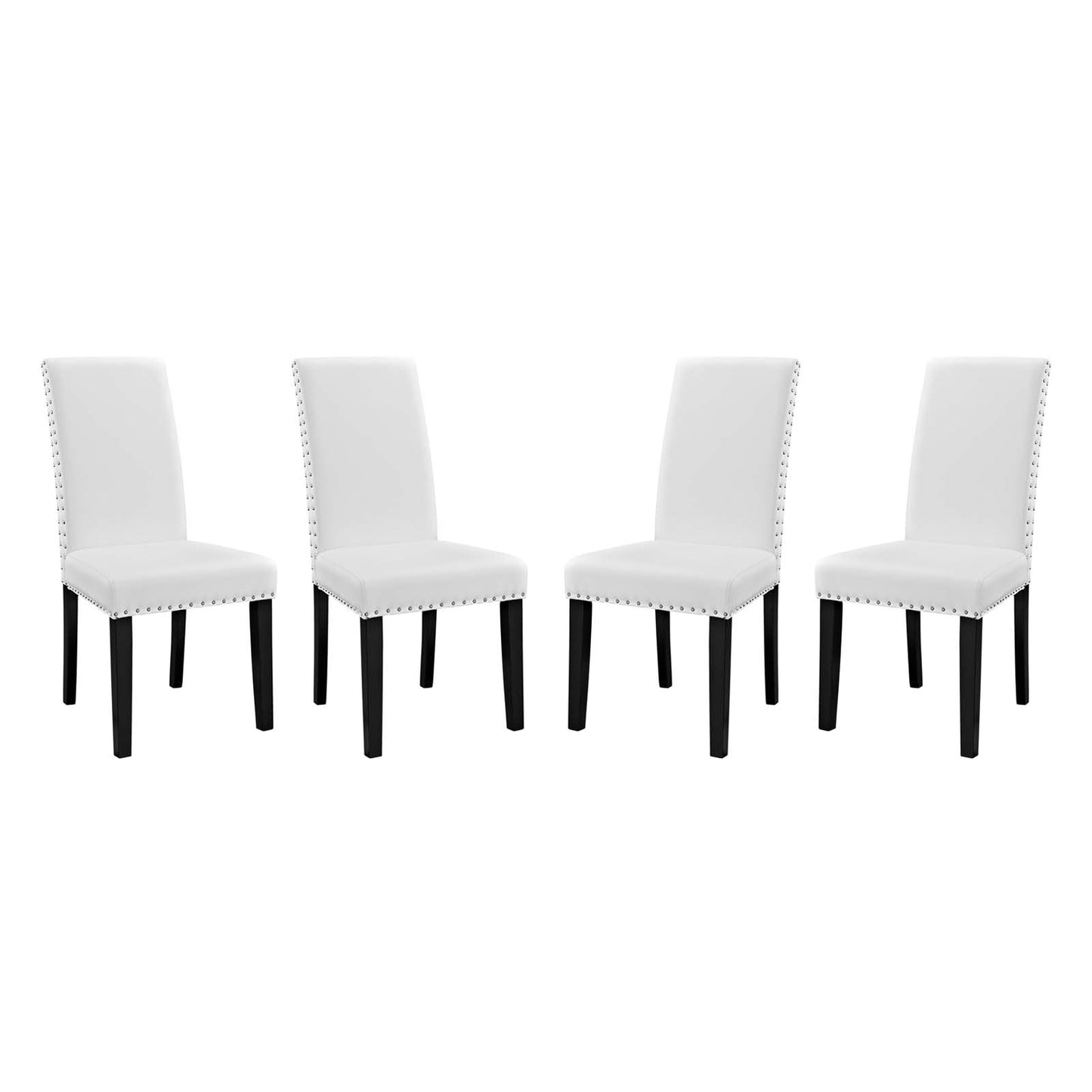 Parcel Dining Side Chair Vinyl Set of 4