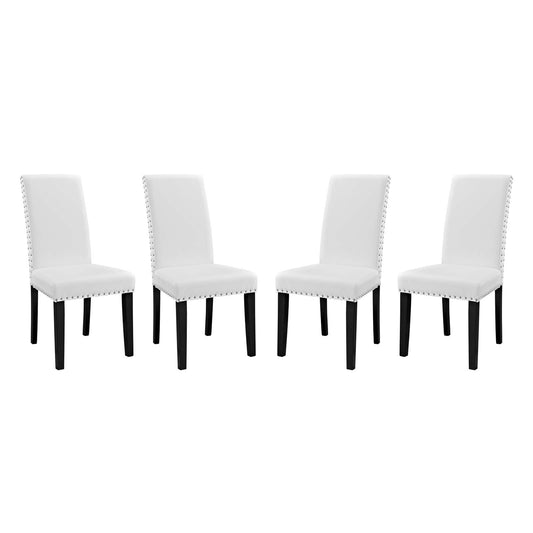 Parcel Dining Side Chair Vinyl Set of 4