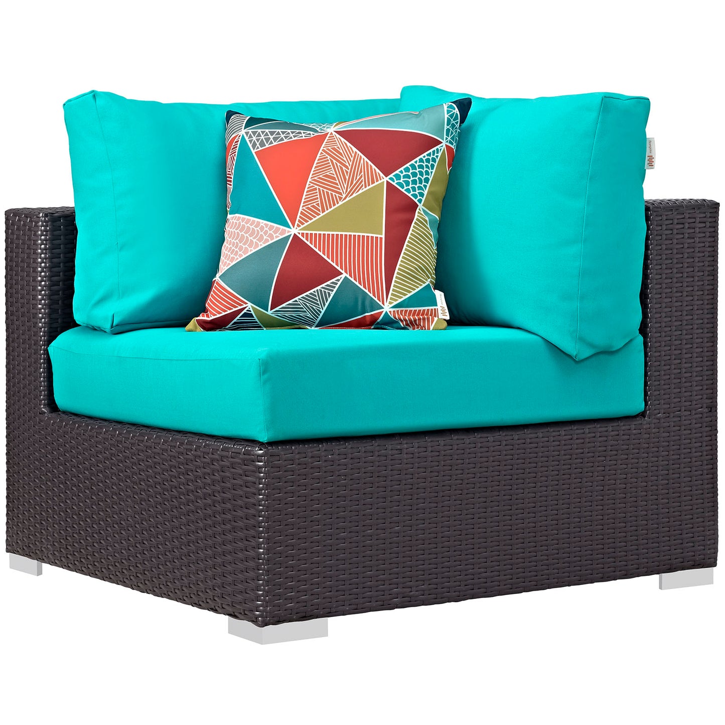 Convene 5 Piece Outdoor Patio Sectional Set