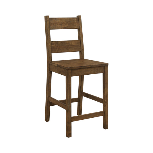 Coleman Counter Height Stools Rustic Golden Brown (Set of 2)