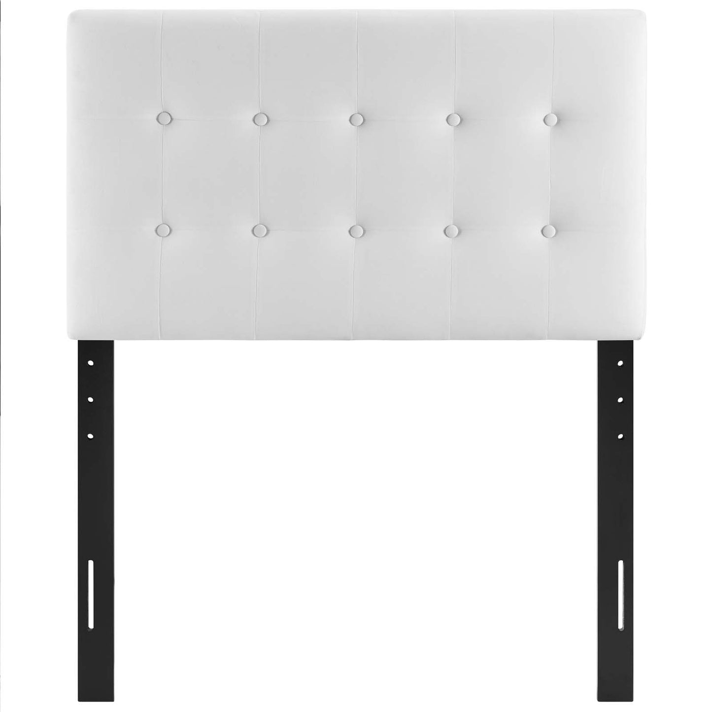 Emily Twin Biscuit Tufted Performance Velvet Headboard